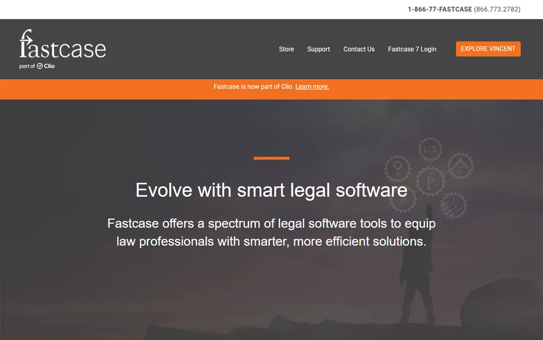Fastcase homepage