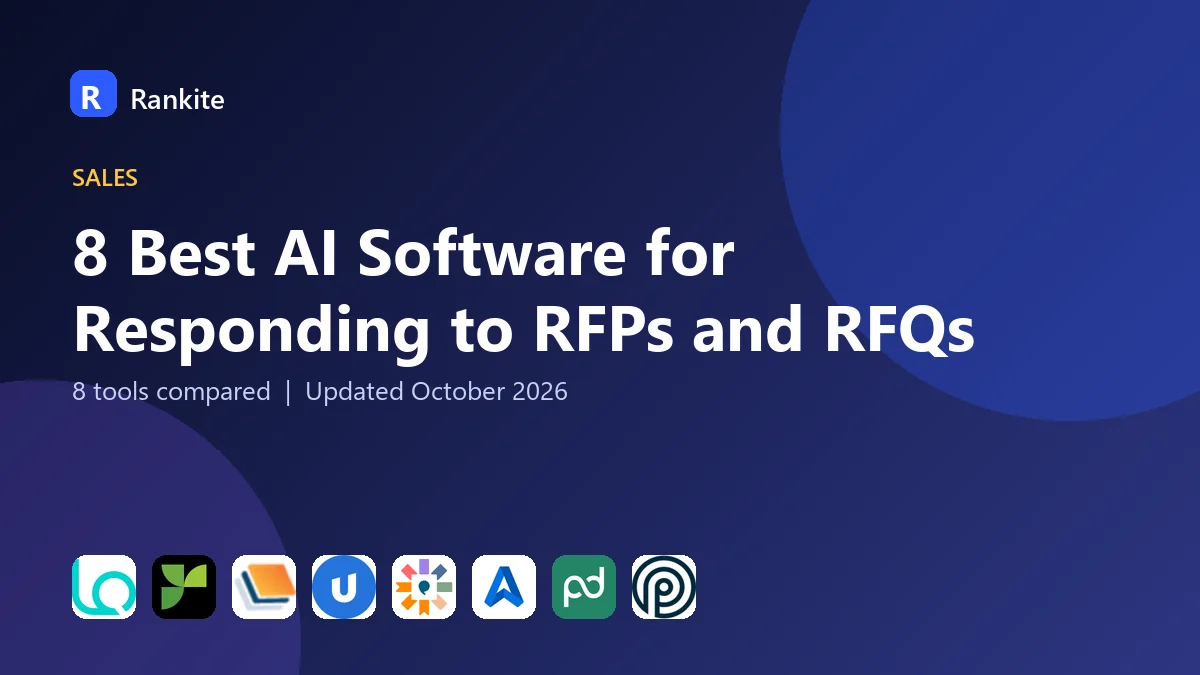 8 Best AI Software for Responding to RFPs and RFQs: 8 Tools Compared