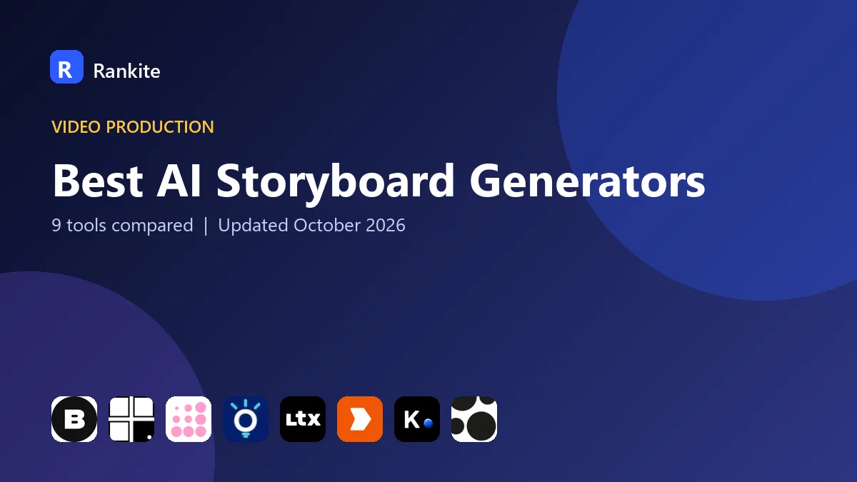 Best AI Storyboard Generators in 2026: 9 Tools Compared