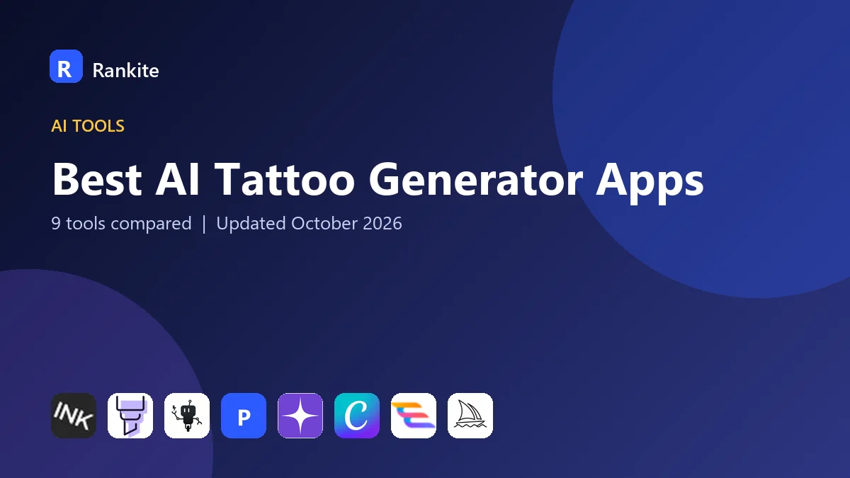 Best AI Tattoo Generator Apps in 2026: 9 Apps Compared