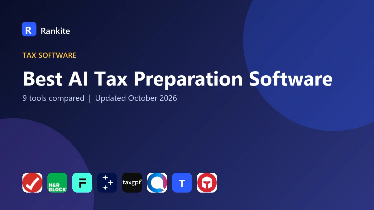 Best AI Tax Preparation Software in 2026: 9 Tools Compared