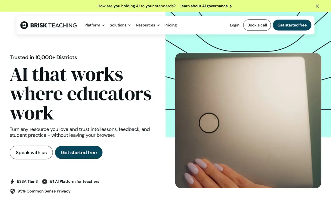 Brisk Teaching homepage