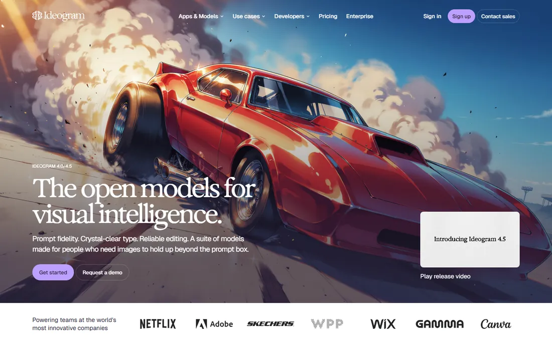 Ideogram homepage