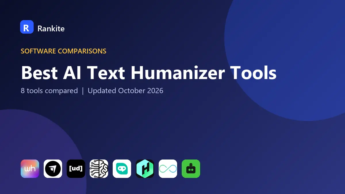 Best AI Text Humanizer Tools in 2026: 8 Tools Compared