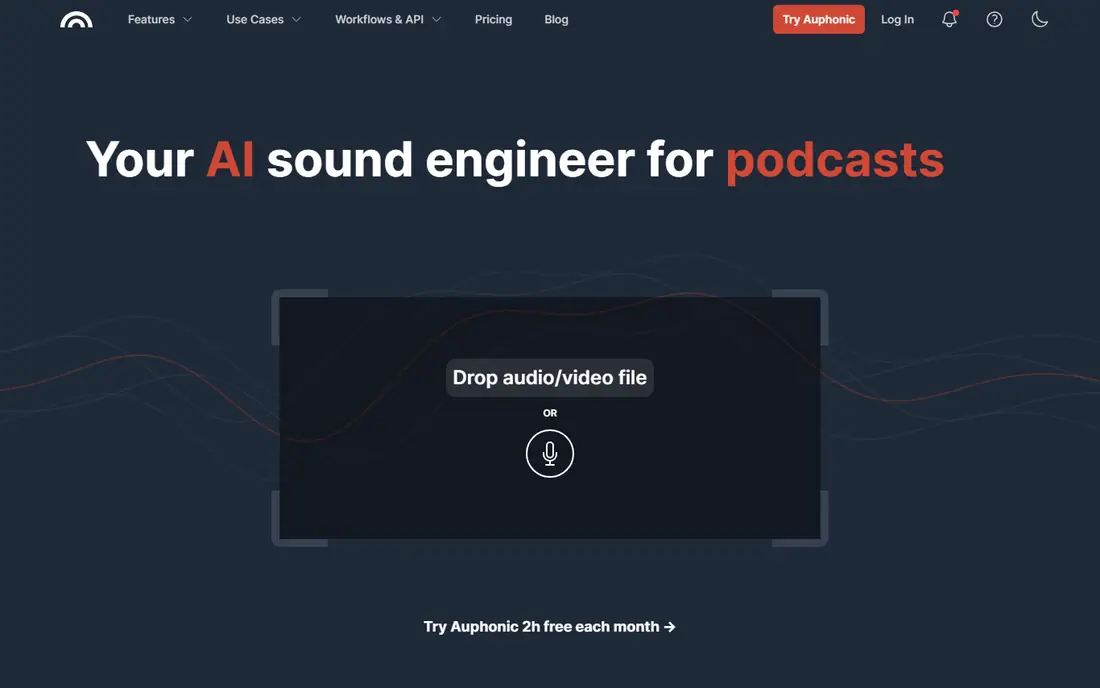 Auphonic homepage