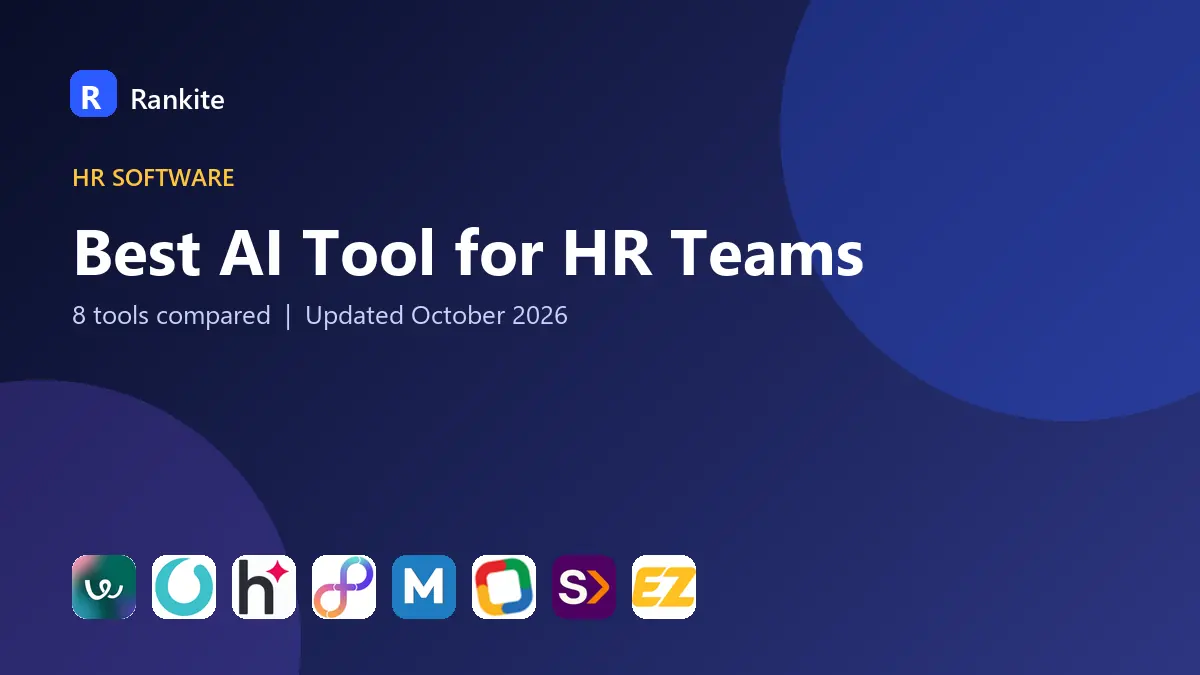 Best AI Tool for HR Teams in 2026: 8 Tools Compared