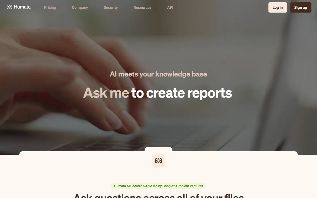 Humata homepage