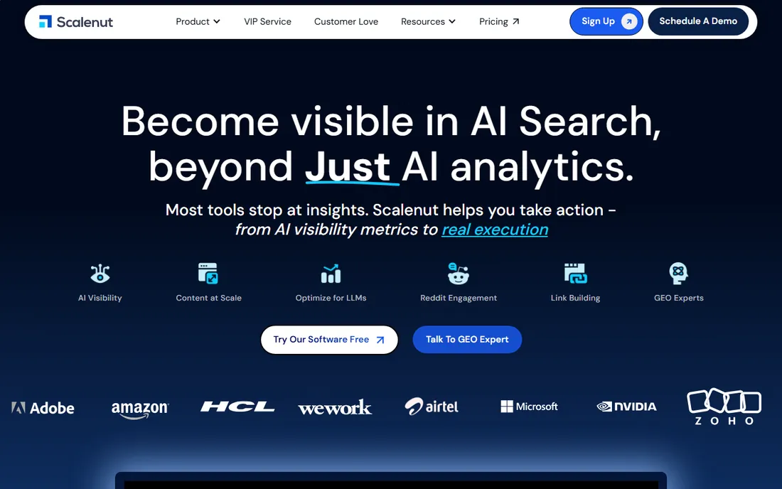 Scalenut homepage