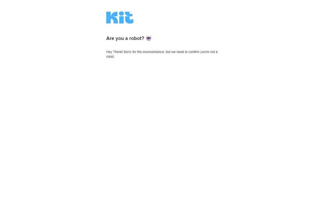 Kit homepage