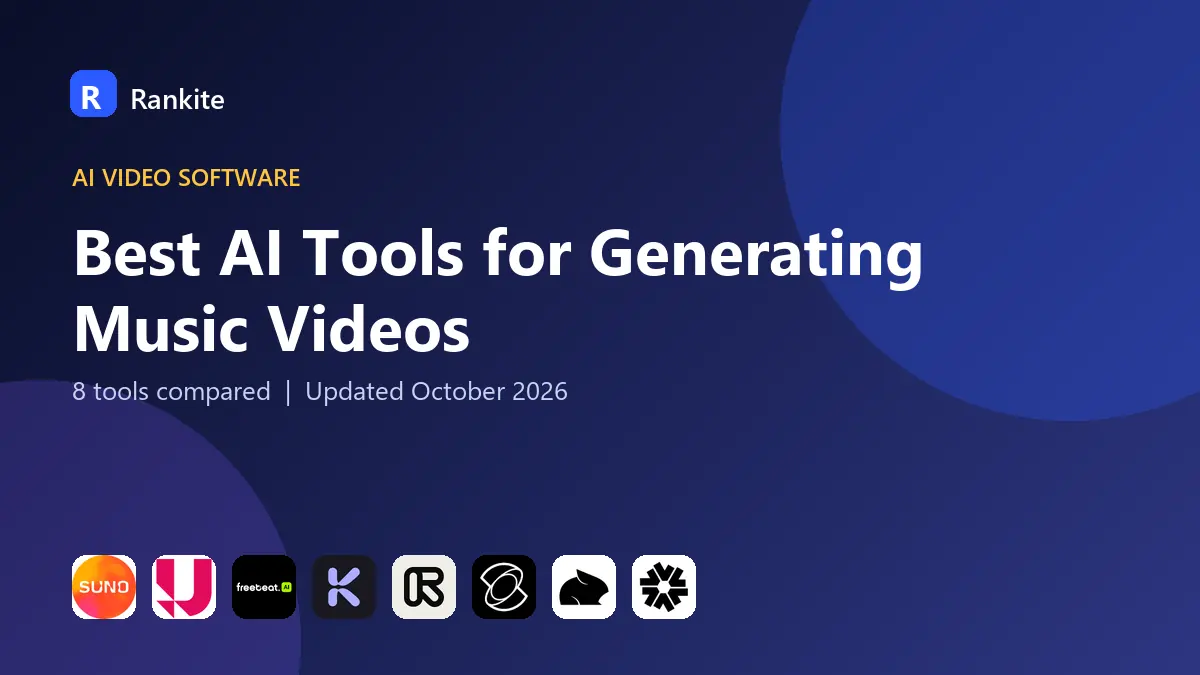 Best AI Tools for Generating Music Videos in 2026: 8 Tools Compared