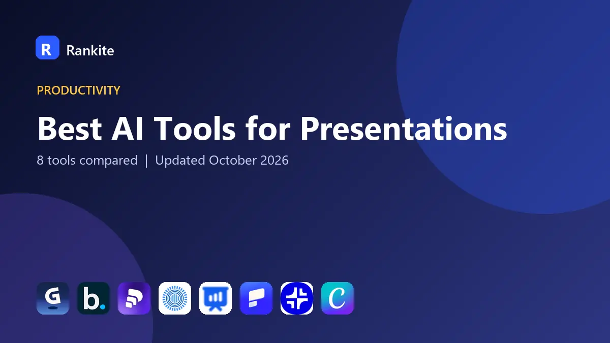 Best AI Tools for Presentations in 2026: 8 Tools Compared