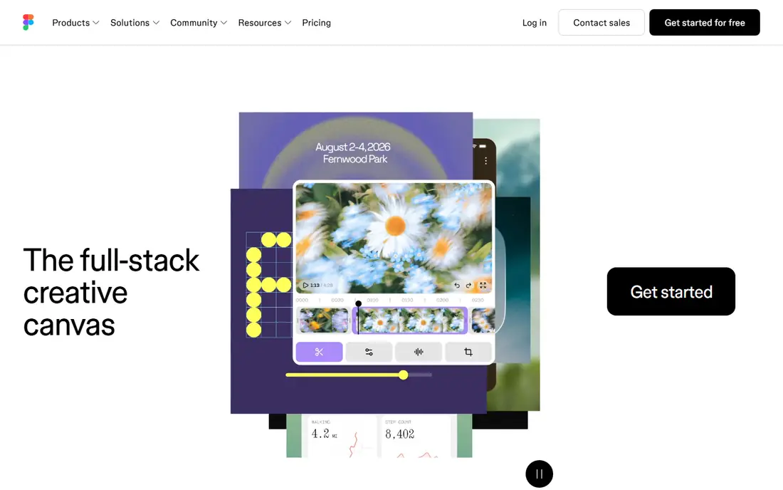 Figma homepage