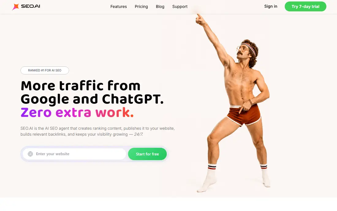 SEO.ai homepage