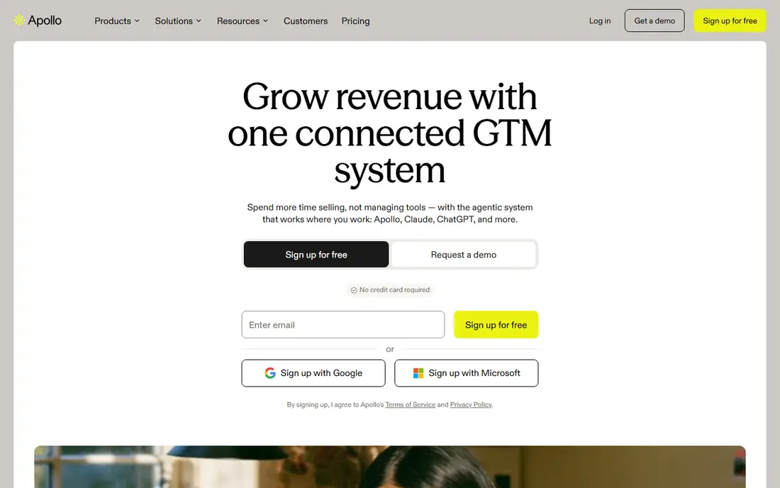 Apollo homepage