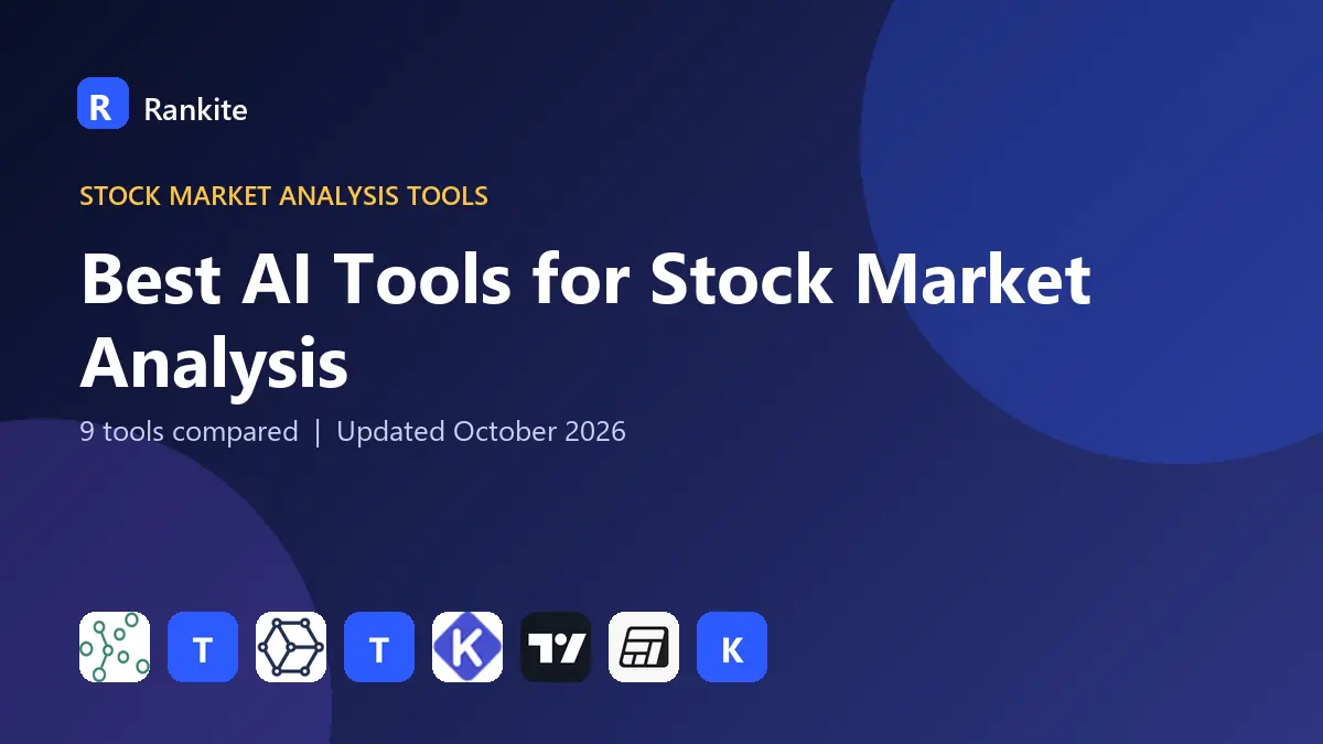 Best AI Tools for Stock Market Analysis in 2026: 9 Tools Compared