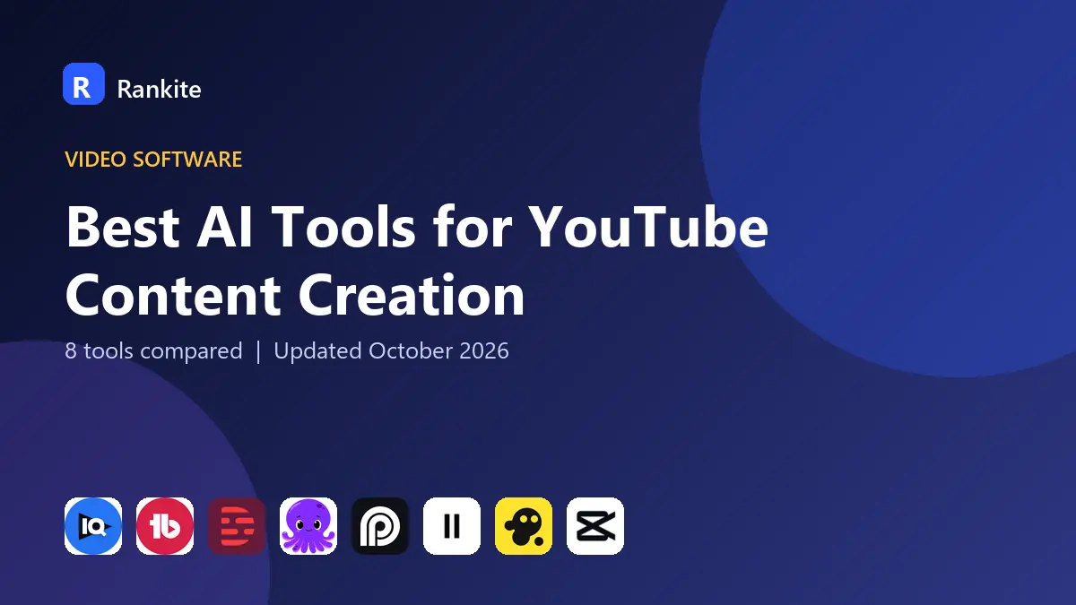 Best AI Tools for YouTube Content Creation in 2026: 8 Tools Compared