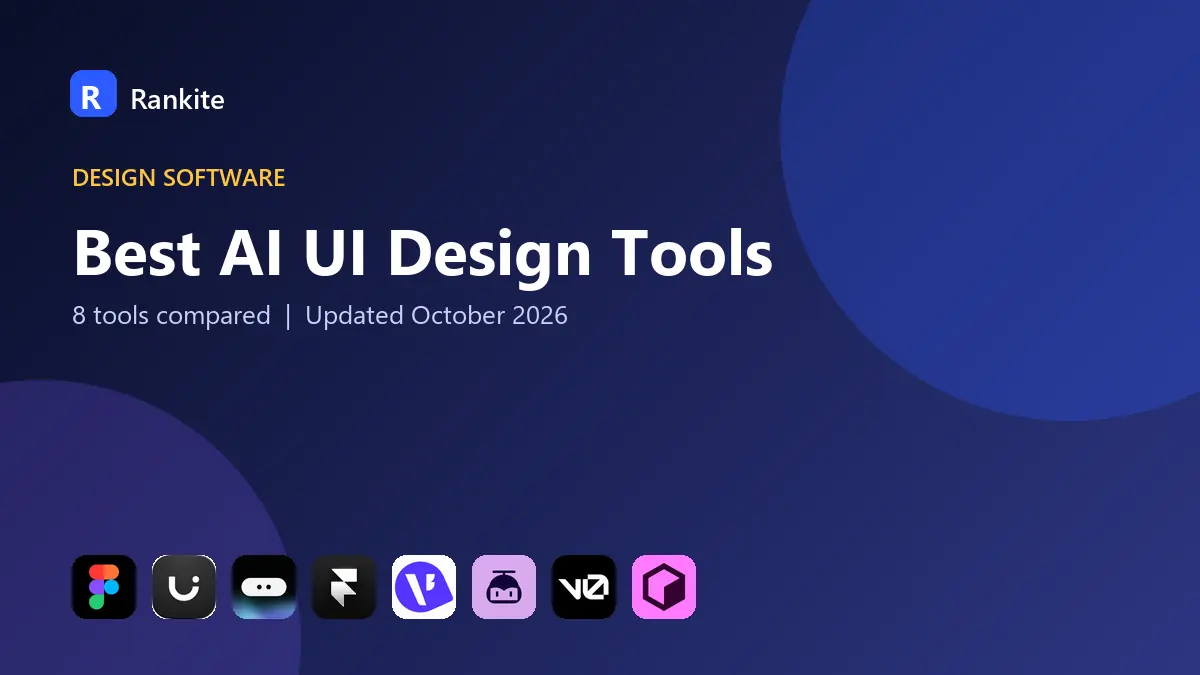 Best AI UI Design Tools in 2026: 8 Tools Compared