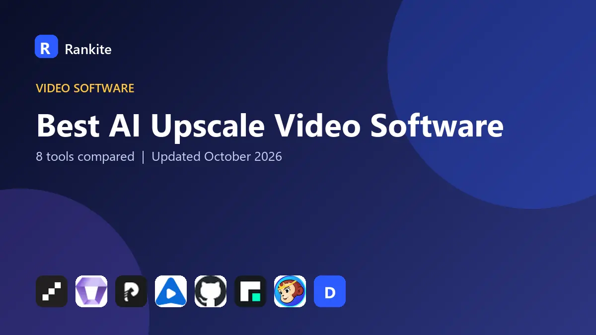 Best AI Upscale Video Software in 2026: 8 Tools Compared