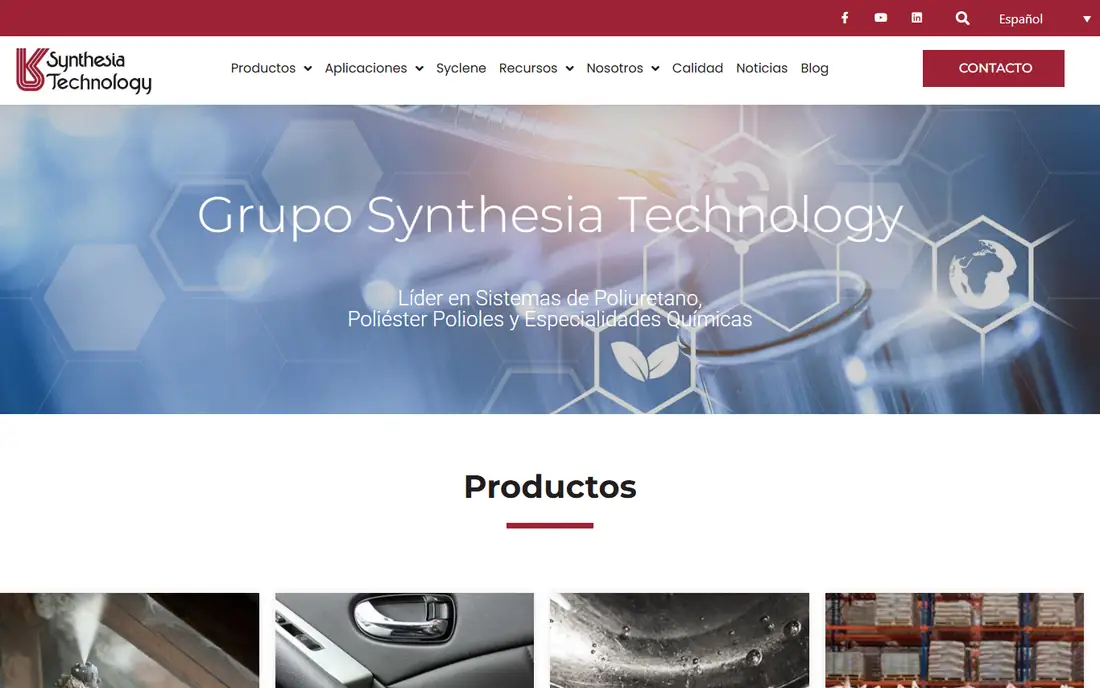 Synthesia homepage