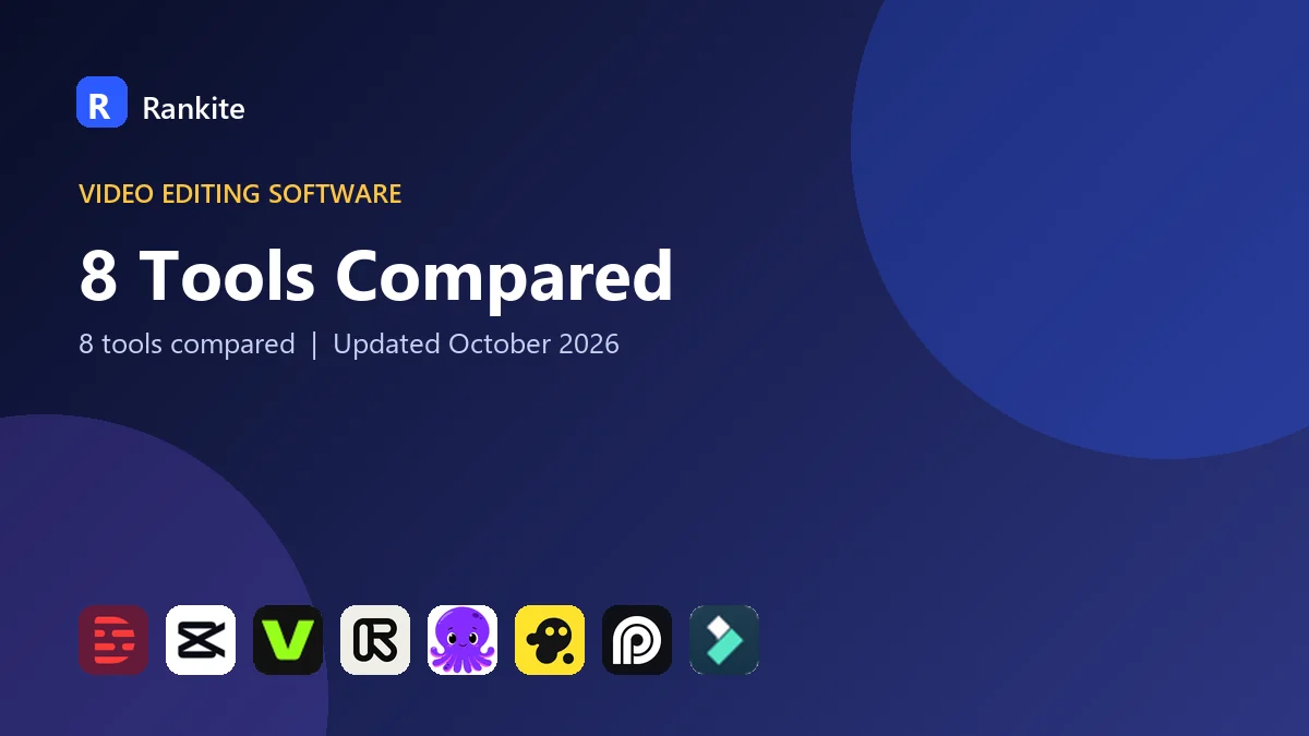 8 Tools Compared: Best AI Video Editing Software Comparison for 2026