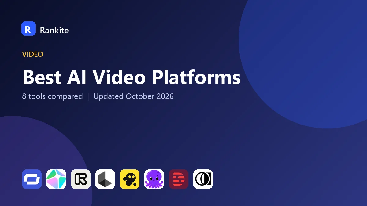 Best AI Video Platforms: 8 Tools Compared