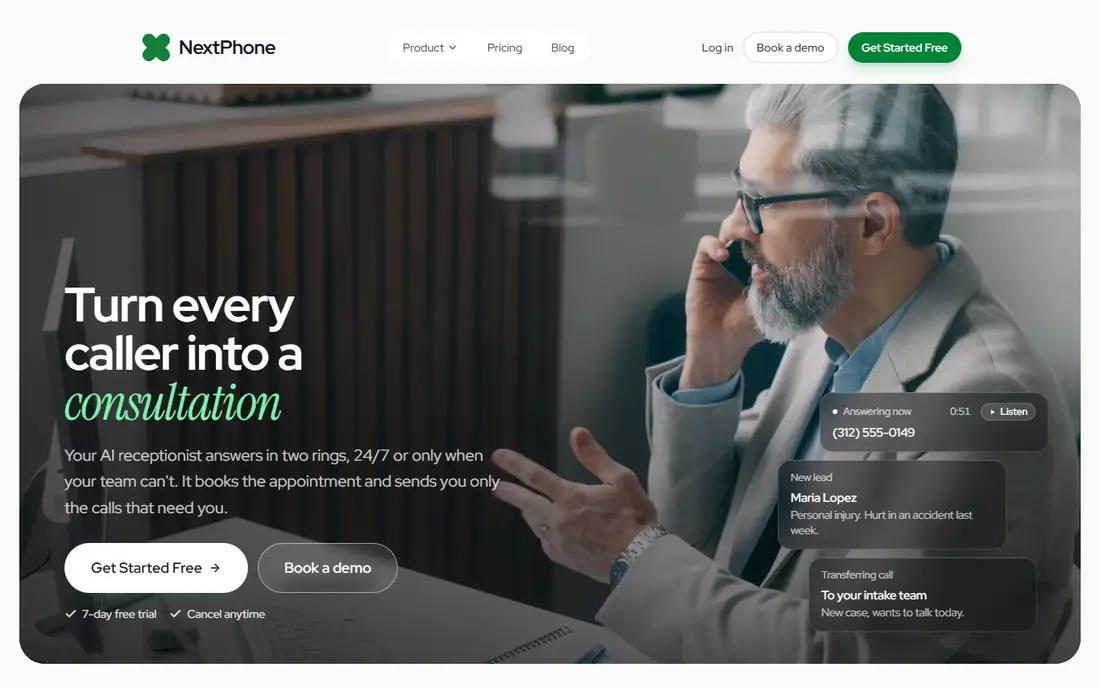 NextPhone homepage