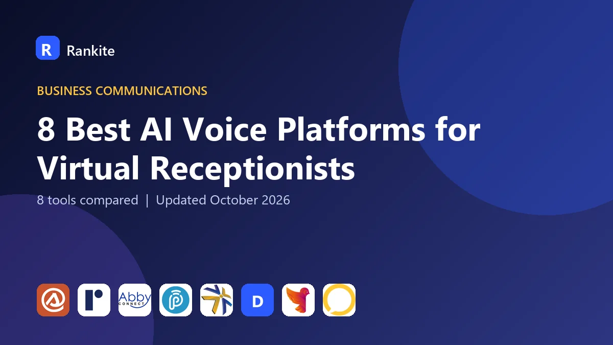 8 Best AI Voice Platforms for Virtual Receptionists: 8 Tools Compared