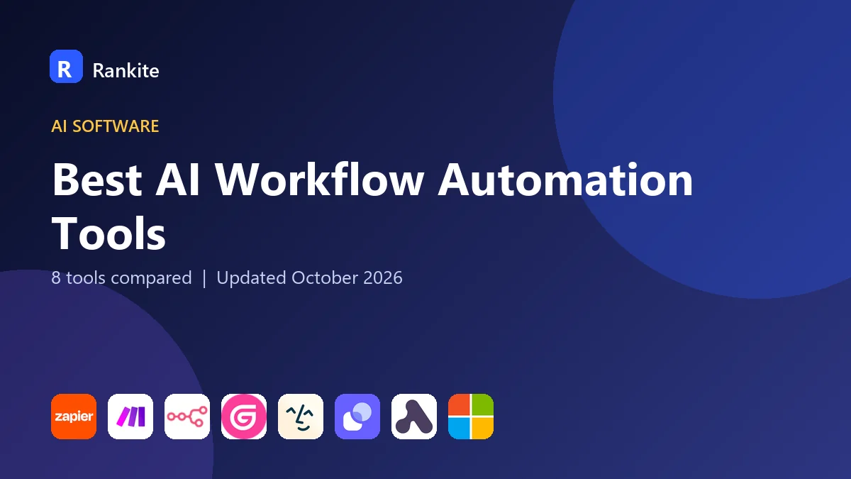 Best AI Workflow Automation Tools: 8 Tools Compared