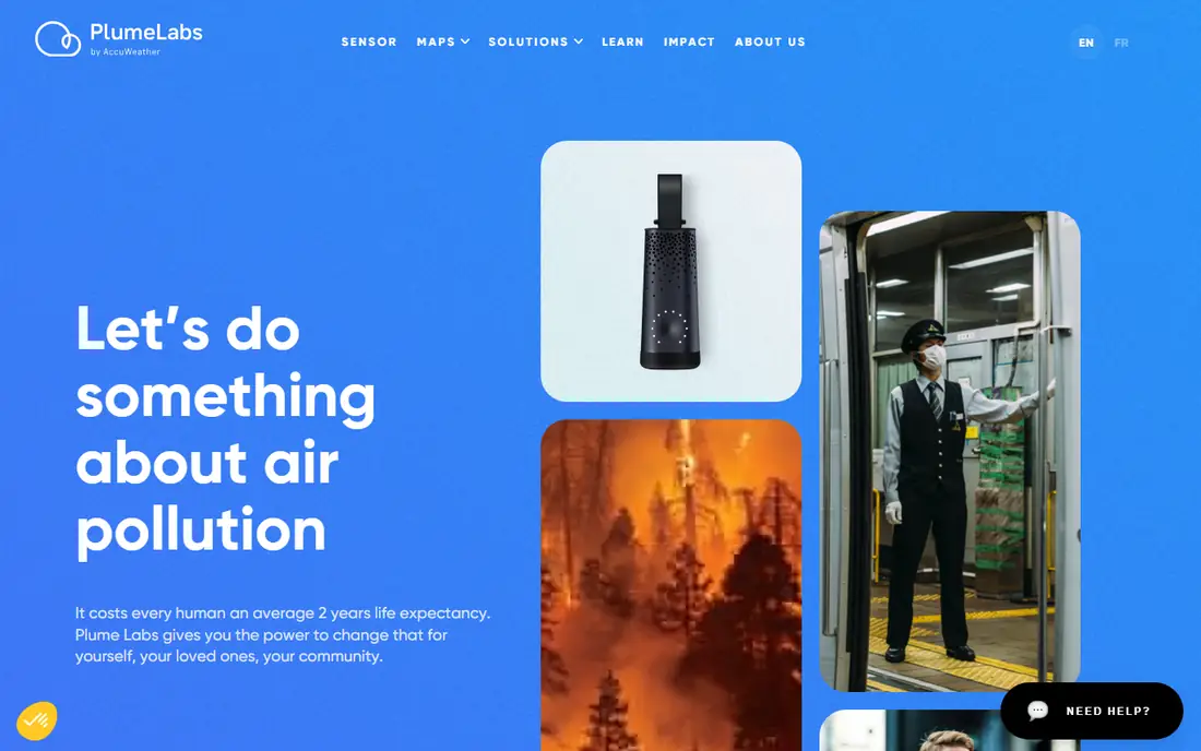 Plume homepage