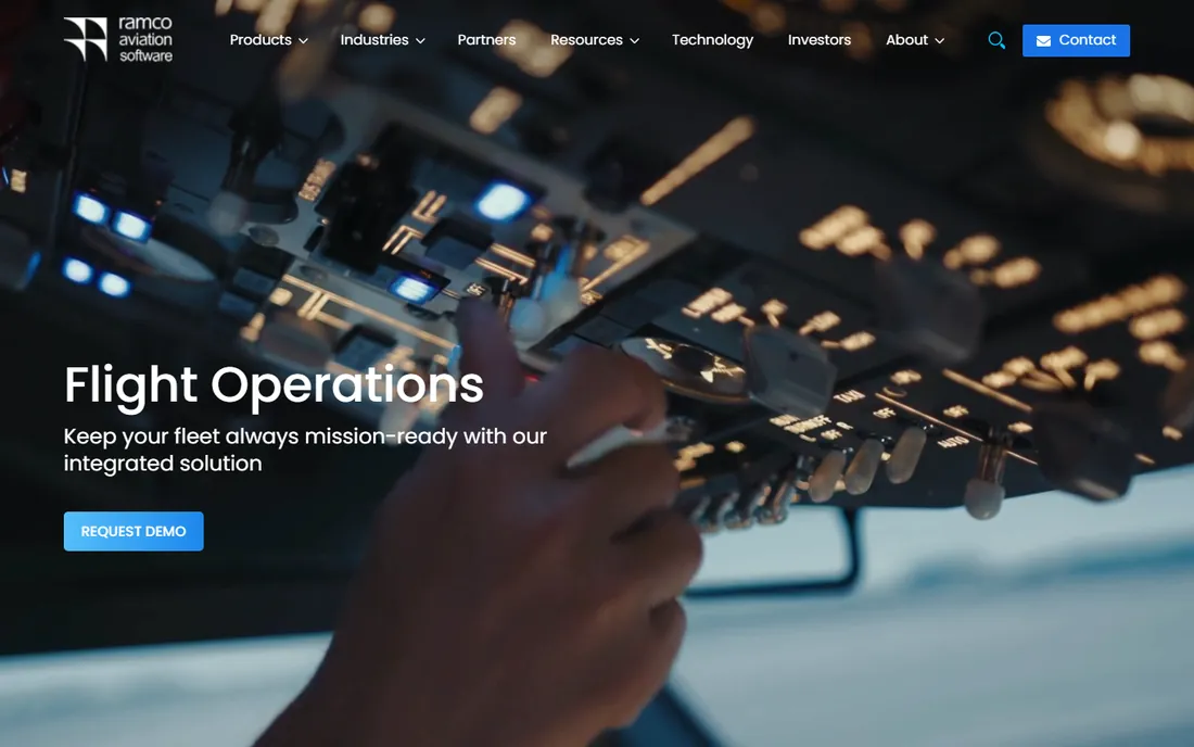 Ramco Aviation homepage