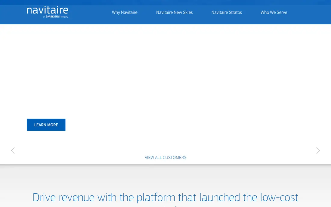 Navitaire homepage