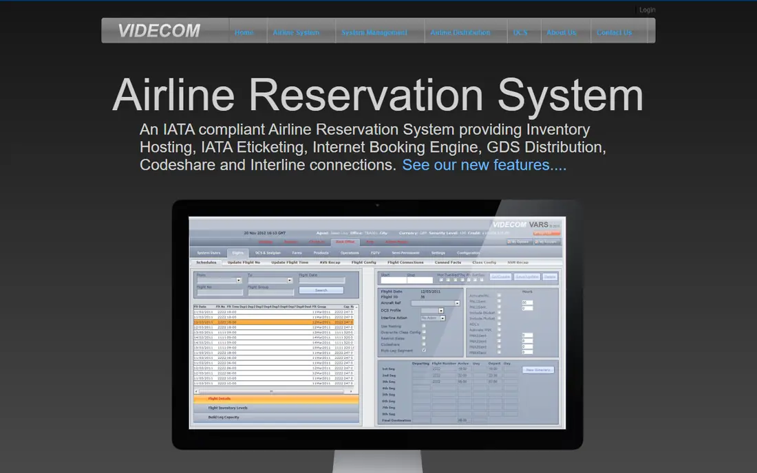 Videcom homepage