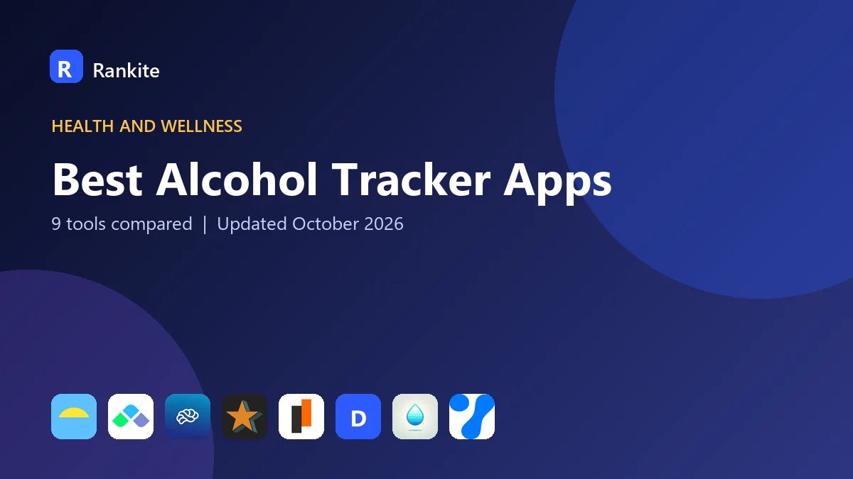 Best Alcohol Tracker Apps in 2026: 9 Apps Compared