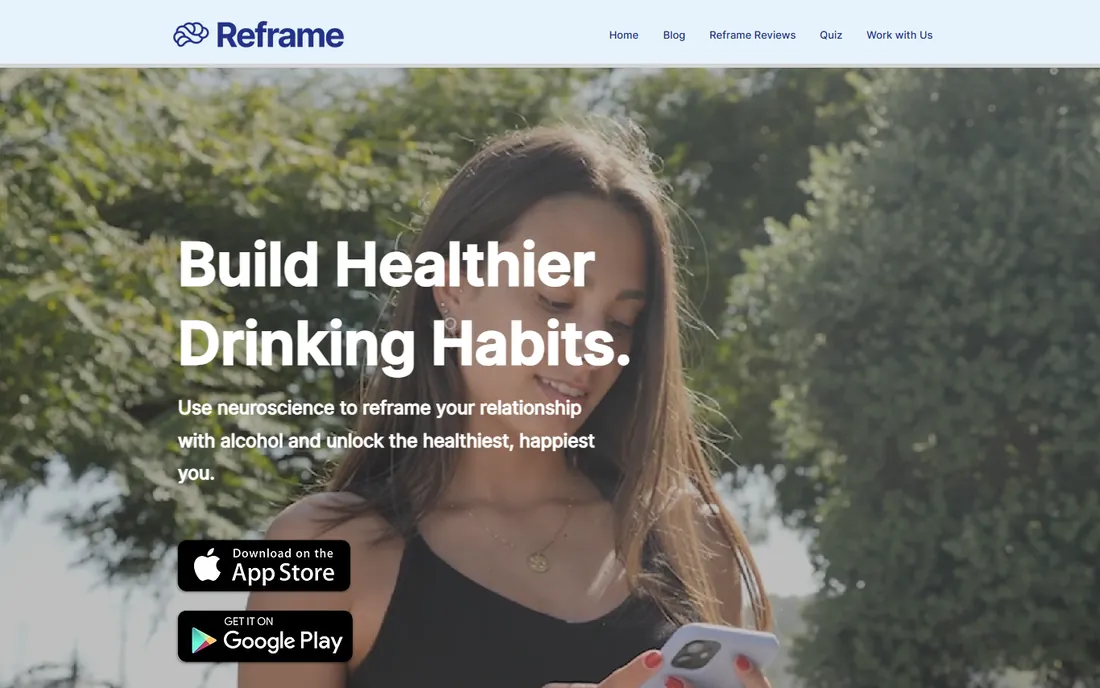 Reframe homepage