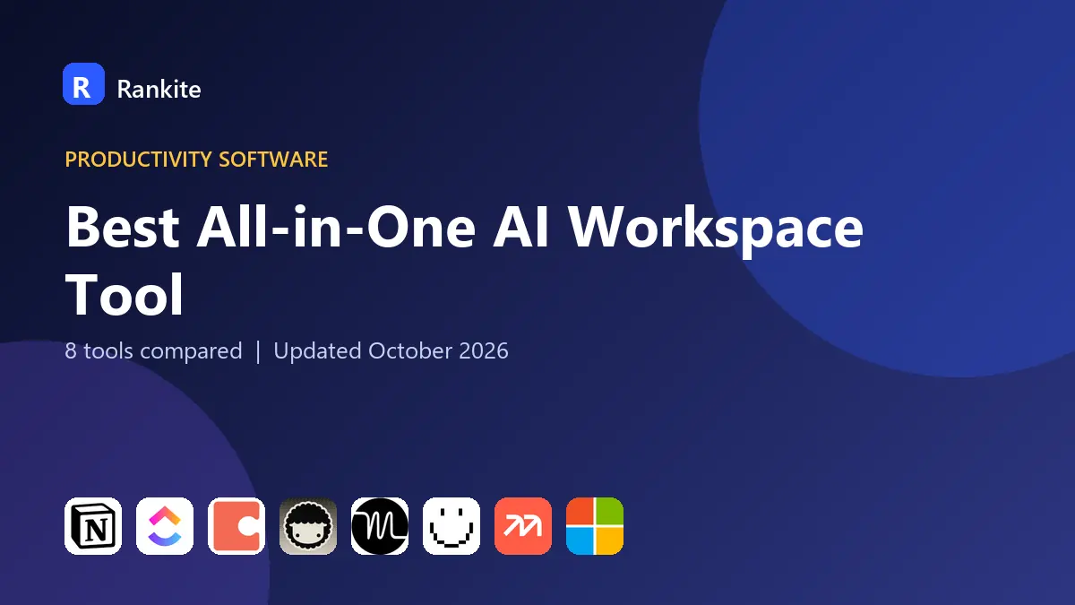 Best All-in-One AI Workspace Tool in 2026: 8 Tools Compared