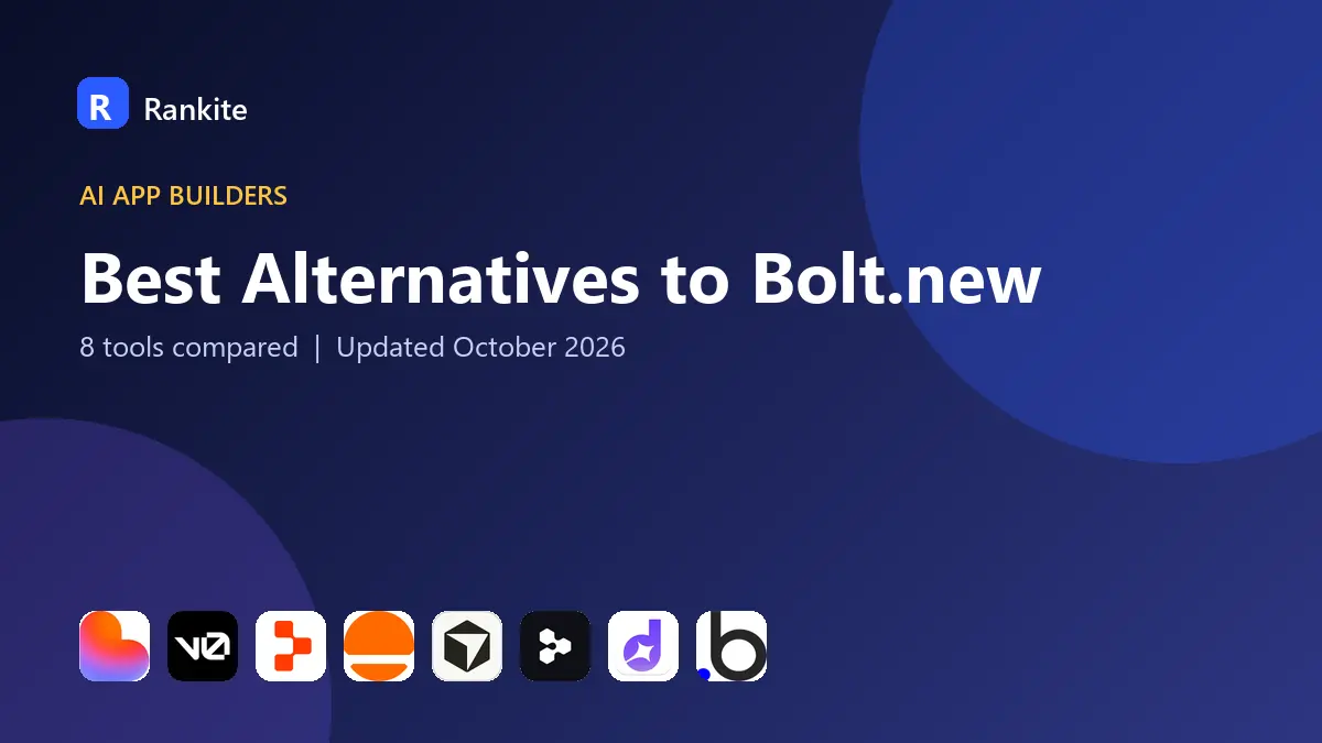 Best Alternatives to Bolt.new in 2026: 8 Tools Compared