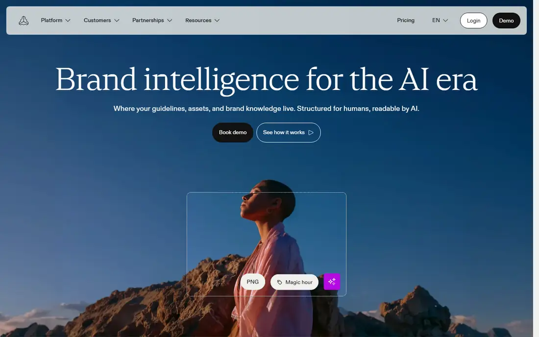 Frontify homepage