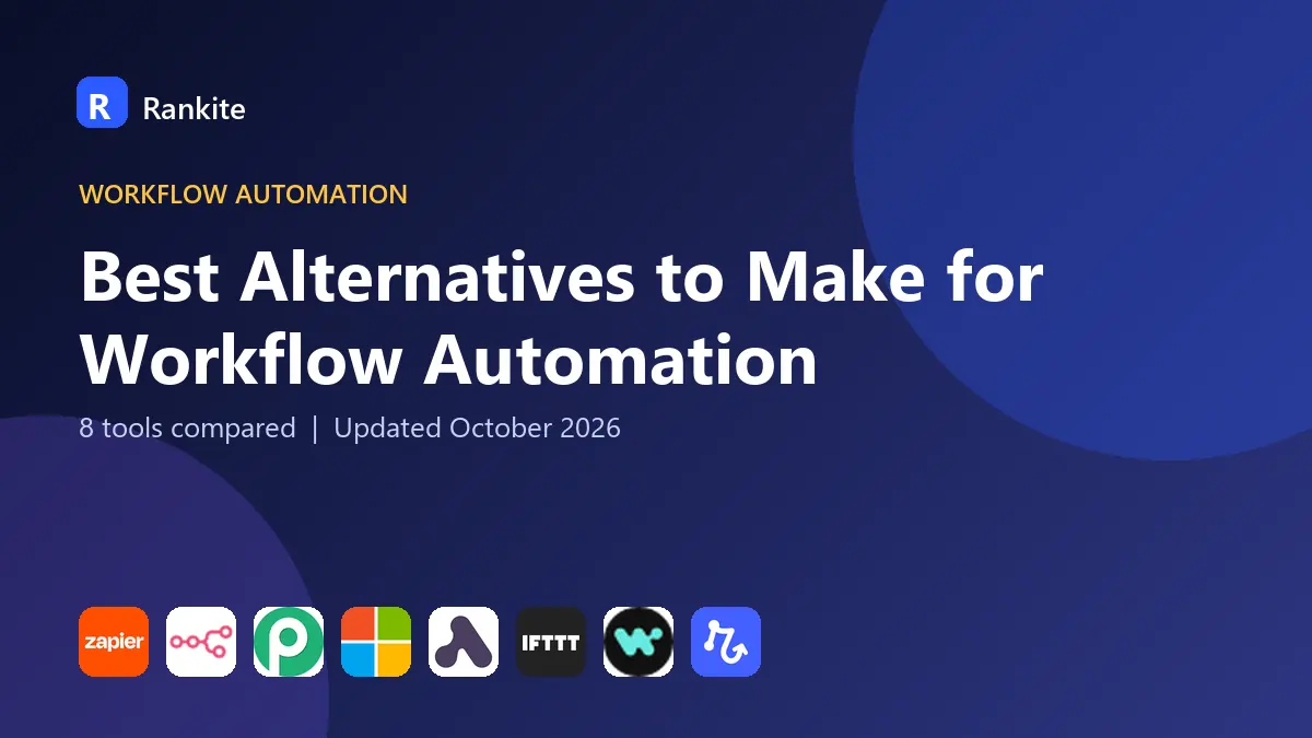 Best Alternatives to Make for Workflow Automation in 2026: 8 Tools Compared