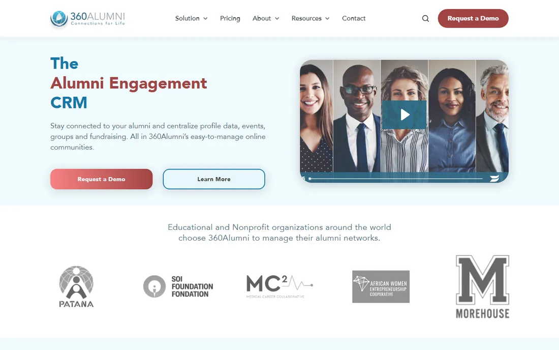 360Alumni homepage