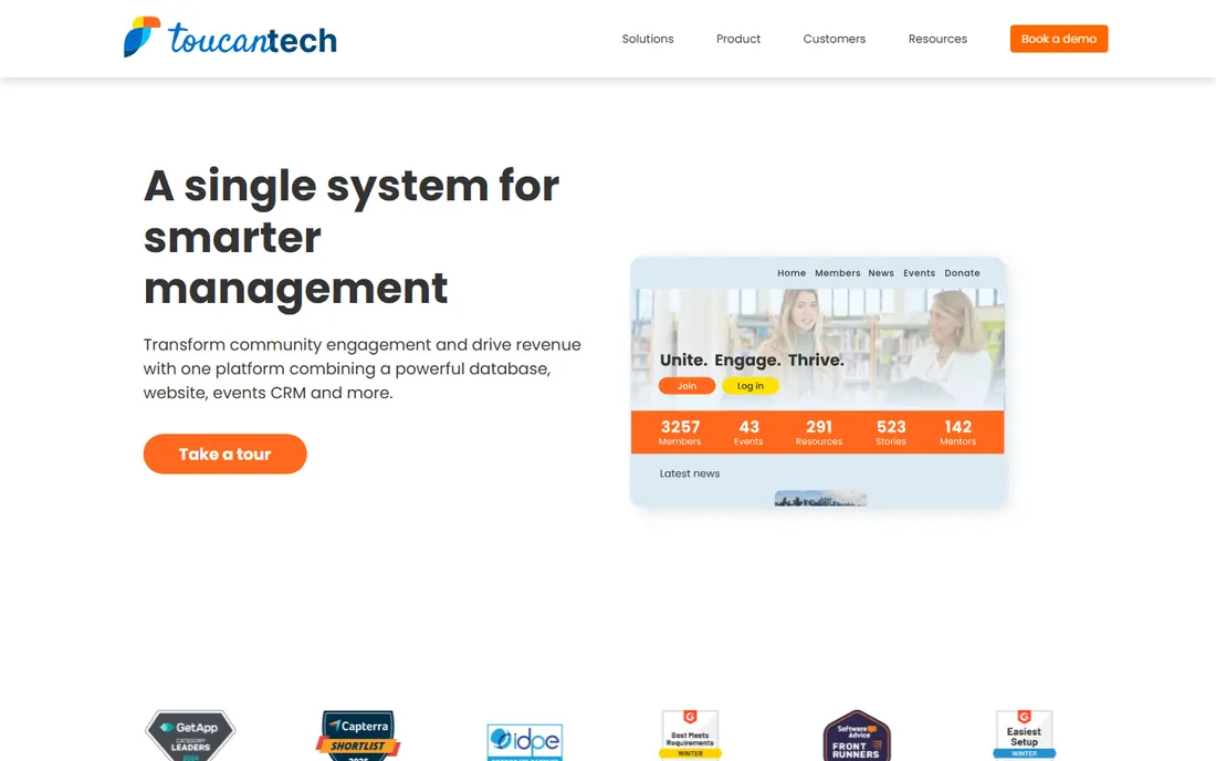ToucanTech homepage
