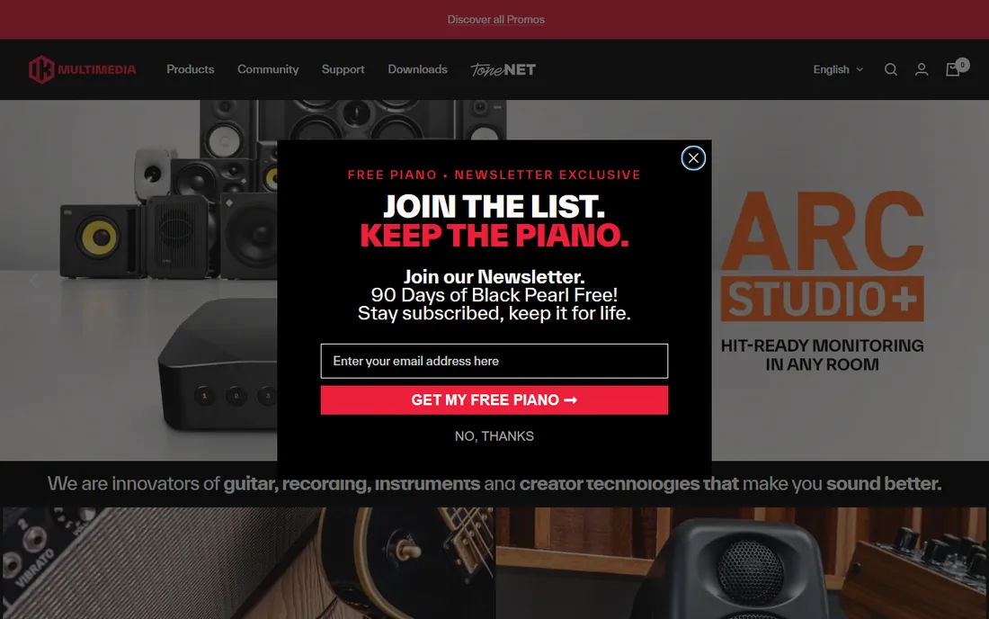 AmpliTube 5 homepage