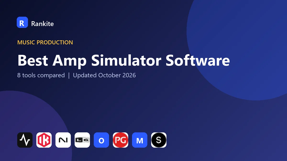 Best Amp Simulator Software in 2026: 8 Tools Compared