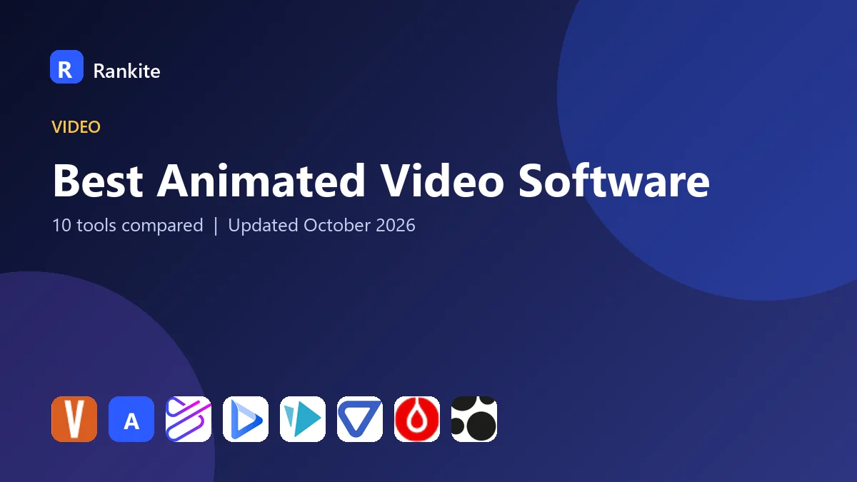 Best Animated Video Software in 2026: 10 Tools Compared