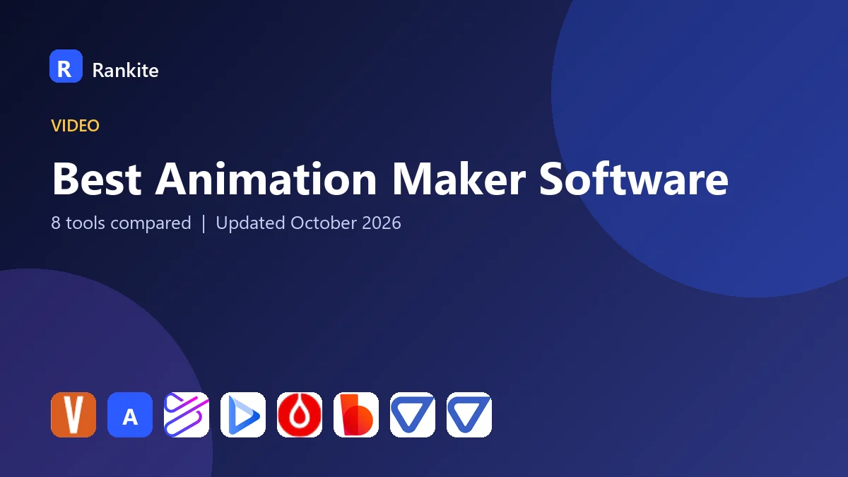 Best Animation Maker Software in 2026: 8 Tools Compared