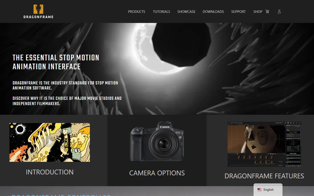 Dragonframe homepage