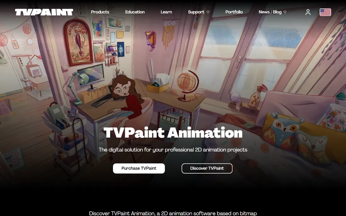 TVPaint homepage