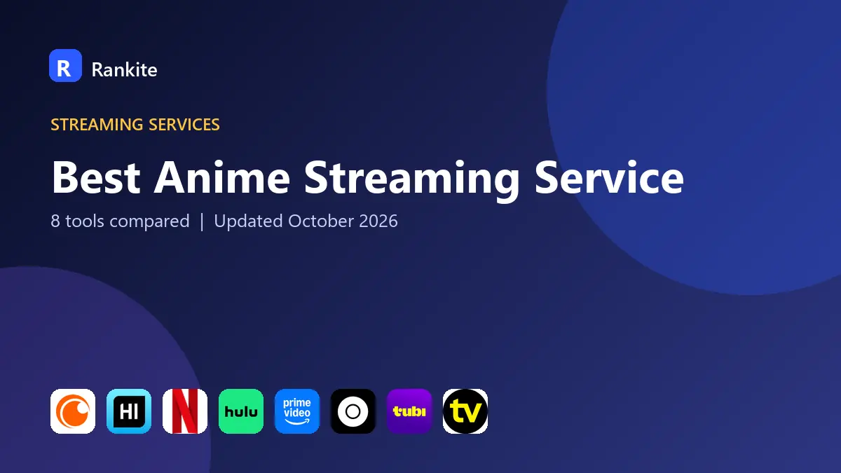 Best Anime Streaming Service in 2026: 8 Services Compared