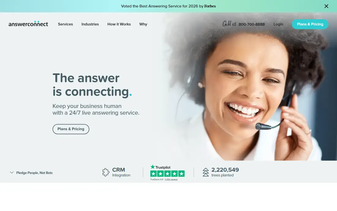 AnswerConnect homepage