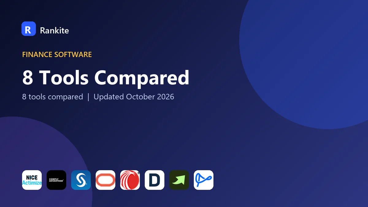 8 Tools Compared: Best Anti-Money Laundering Software in 2026
