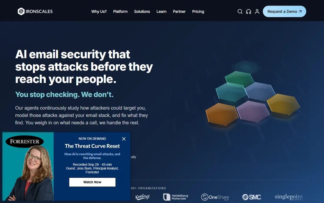 IRONSCALES homepage